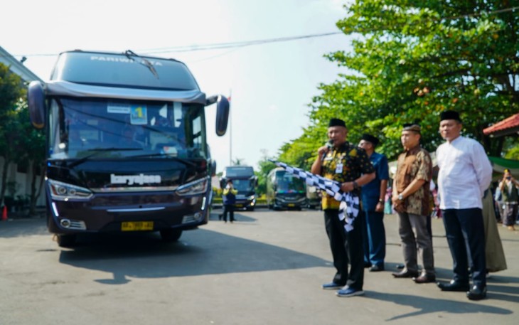 Pemberangkatan jamaah haji kloter terakhir Kabupaten Pati 