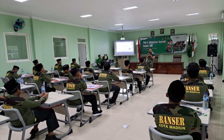 Diklatsar Banser wilayah desa binaan 