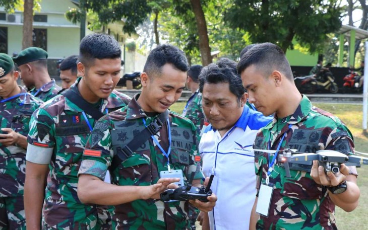 Pelatihan Drone Prajurit DIvif 2 Kostrad, Rabu (12/7)