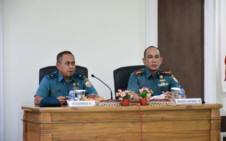 Audit kinerja Koarmada III di Lantamal XI Merauke, Rabu (12/7)