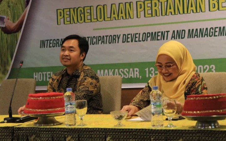 Gunawan Eko Movianto saat memberikan pelatihan IPDMIP di Makassar 