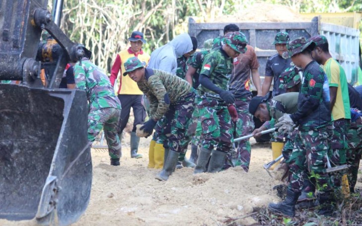 Sasaran pekerjaan fisik TMMD ke 117 Kodim 1411/Bulukumba 