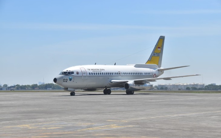 Pesawat Boeing 737 TNI AU