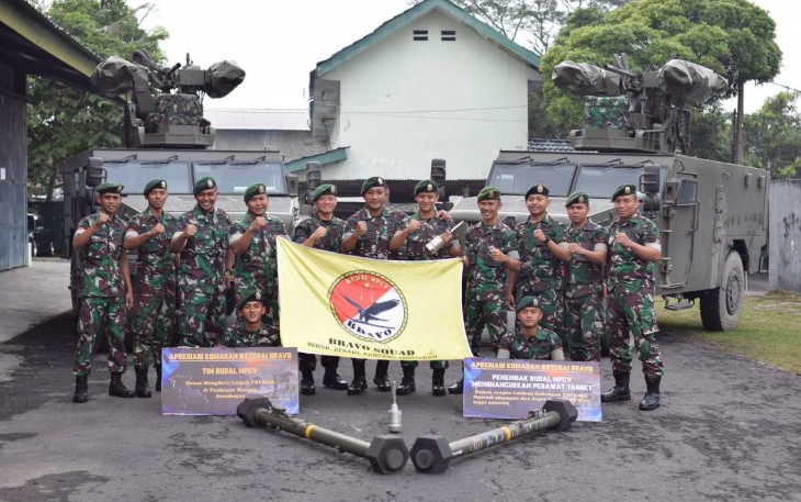 Tim Rudal MPCV Baterai B Yonarhanud 2/ABW/2 Kostrad 