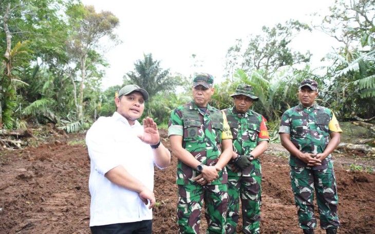 Tim Wasev TNI AD Tinjau Pelaksanaan TMMD ke 117 Kodim 0212/Tapsel