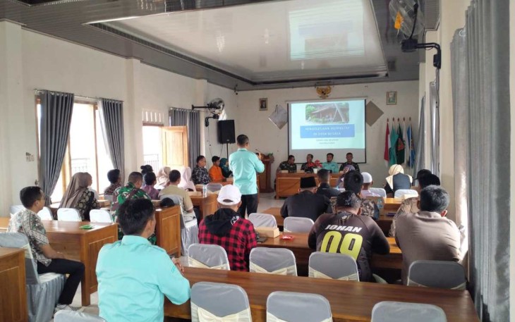 Sosialisasi Pengelolaan Homestay Satgas TMMD Kodim Madiun 