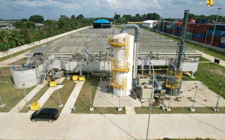 Sistem Pengelolaan Air Limbah Domestik Kota Palembang, Provinsi Sumatera Selatan, Senin (7/8)