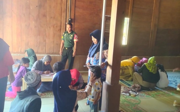 Sosialisasi Stunting wilayah desa binaan, Selasa (15/8)