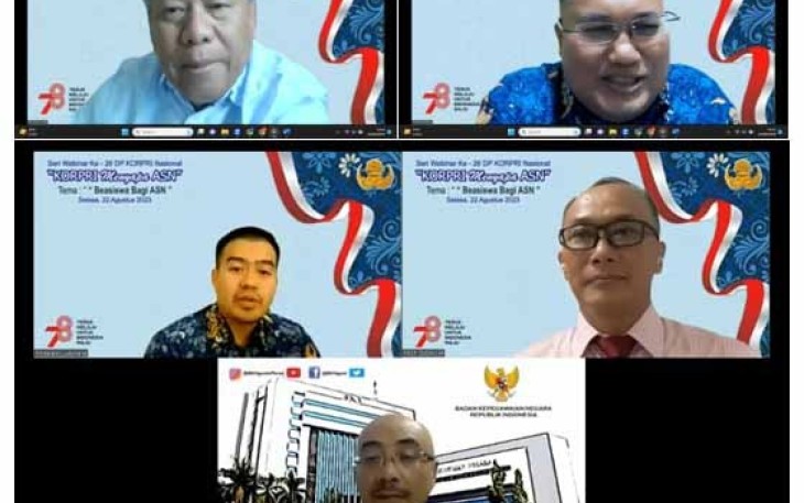 Webinar Beasiswa ASN Program Korpri Menyapa ASN 