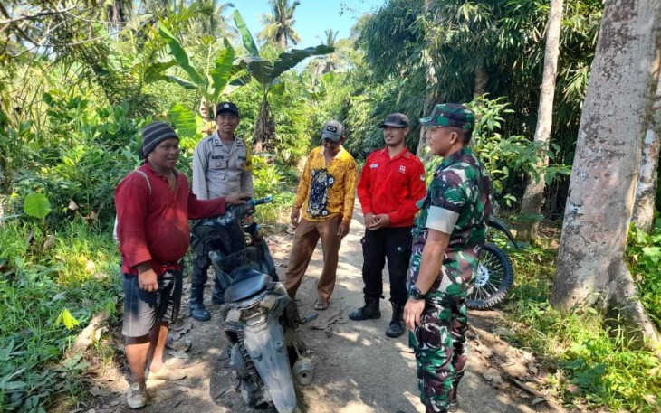 Patroli Karhutla Babinsa Koramil 12/Halong