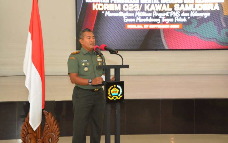 Danrem 023/KS Kolonel Inf Lukman Hakim 