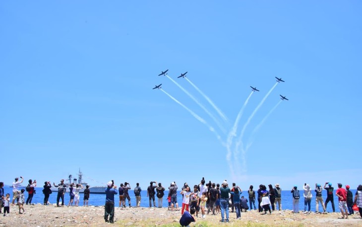 Atraksi TNI AL di HUT ke 59 Sulawesi Utara 