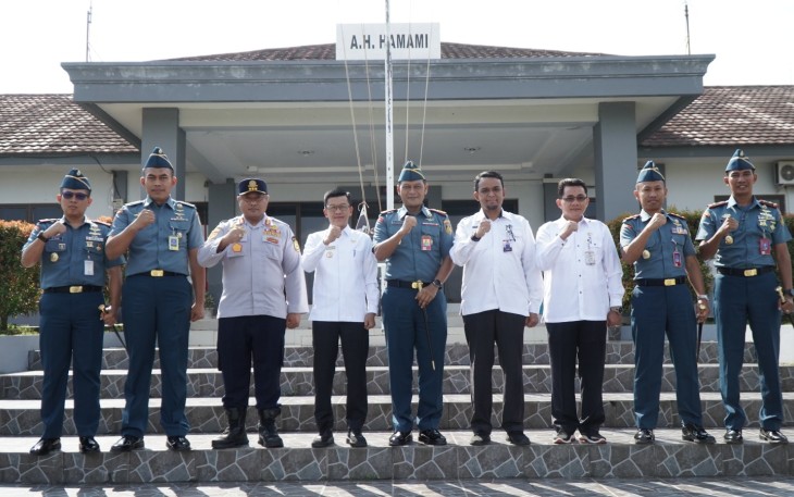 Komandan Wing Udara 1 Terima Kunjungan Kerja Pj Wali Kota Tanjungpinang 