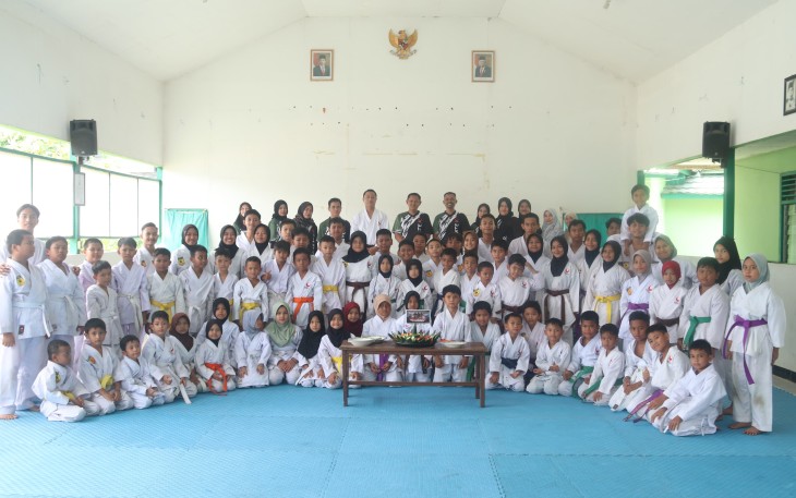 Dojo Karate Kodim 1001/HSU-BLG Berikan Ucapan HUT TNI ke-78