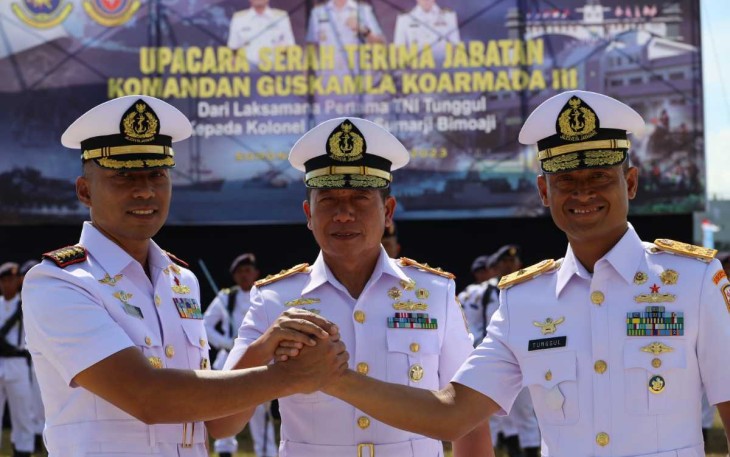Sertijab Danguskamla Koarmada III, Jum'at (13/10)