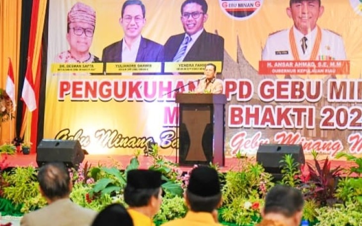 Gubernur Kepri Temu Ramah Dengan Gebu Minang 