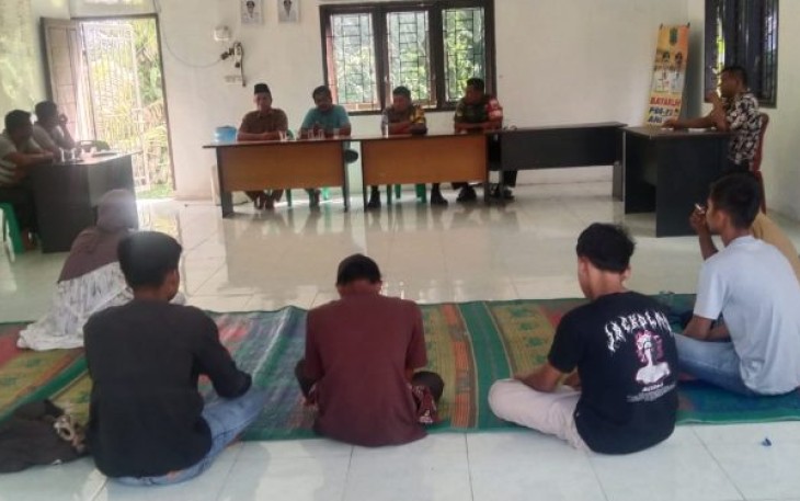 Suasana Mediasi Polsek Padang Bolak Sukses Damaikan Kasus Pencurian Buah Sawit