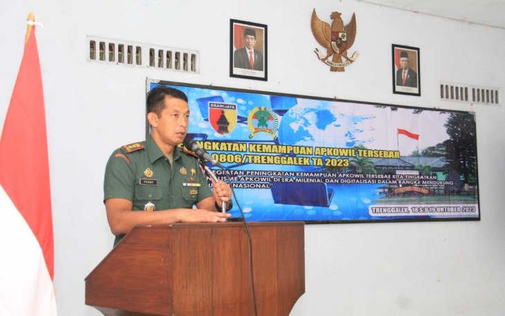 Dandim 0806/Trenggalek Letkol Kav Peddy Adi Prasetyo 