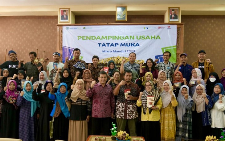 Pendampingan Mikro Mandiri KemenKopUKM di gedung PLUT-KUMKM Yogyakarta, Jum'at (27/10)