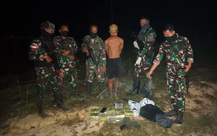 Penyelundupan Narkotika 10 Kg Sabu di Perbatasan RI - Malaysia 