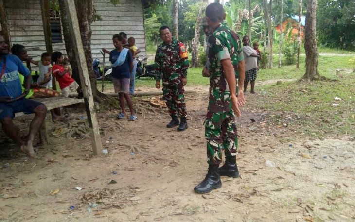 Babinsa Timika Laksanakan Komsos dengan Warga Binaan