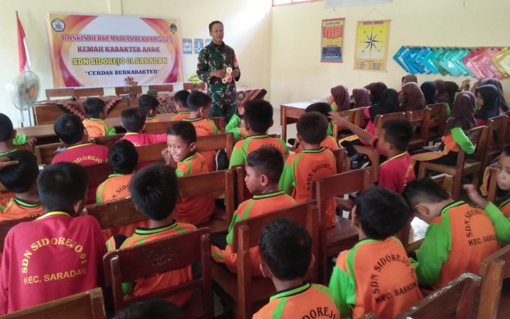 Wasbang pelajar di wilayah desa binaan 
