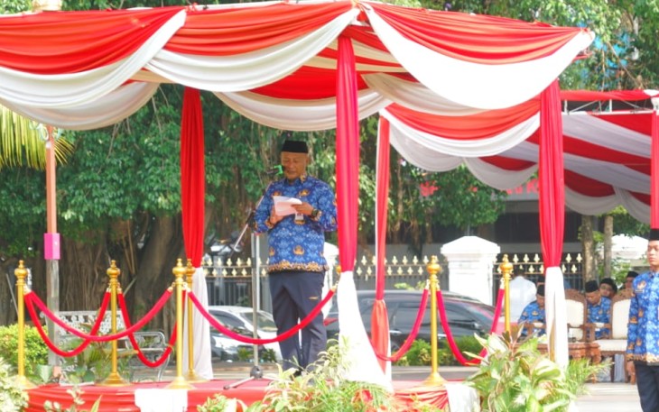 Upacara HUT Korpri di Pati