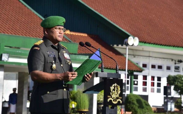 Upacara bendera peringati Hari Juang TNI AD di Akmil