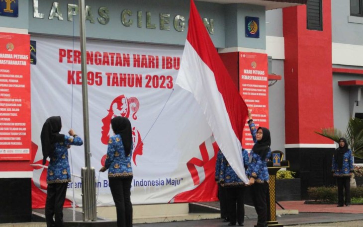 Upacara hari Ibu di Lapas Cilegon