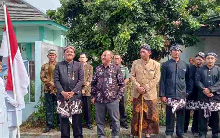 Pemberangkatan kirab budaya sedekah bumi 