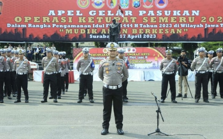 Apel gabungan operasi Ketupat Semeru 2023