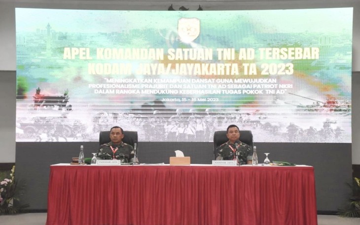 Apel Dansat Tersebar TA 2023 Jajaran Kodam Jaya 