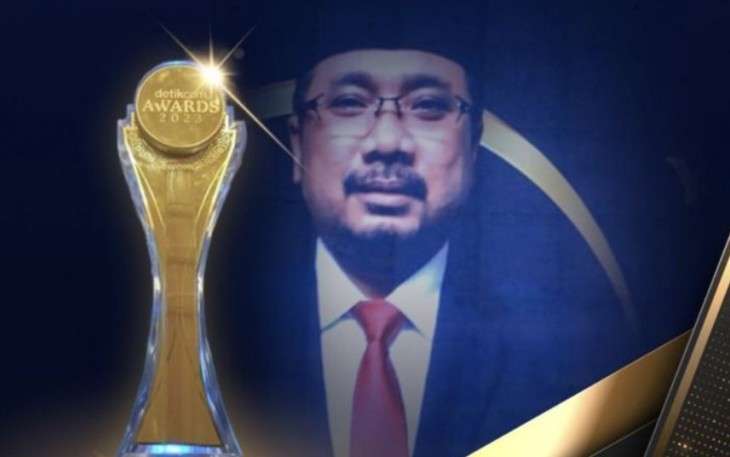 Menag Yaqut raih penghargaan detikcom Awards 2023