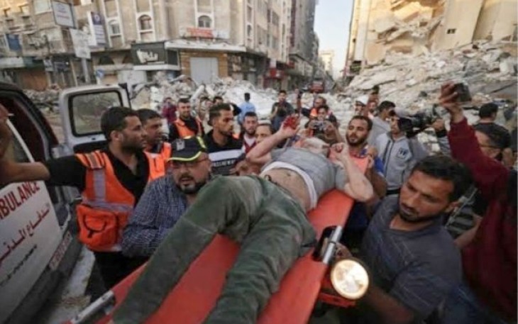 Korban serangan Israel di Gaza Palestina 