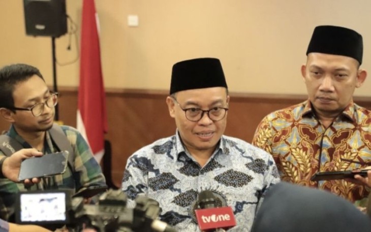 Direktur Penerangan Agama Islam Ahmad Zayadi saat memberikan keterangan pers di Jakarta, Rabu (11/10)