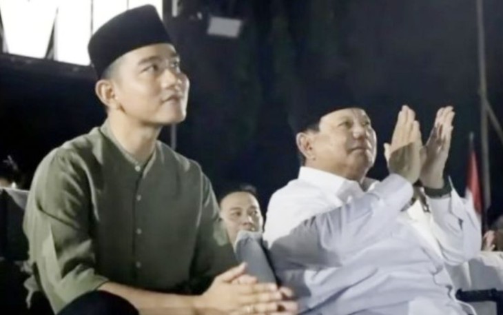 Gibran bersama Prabowo Subianto 