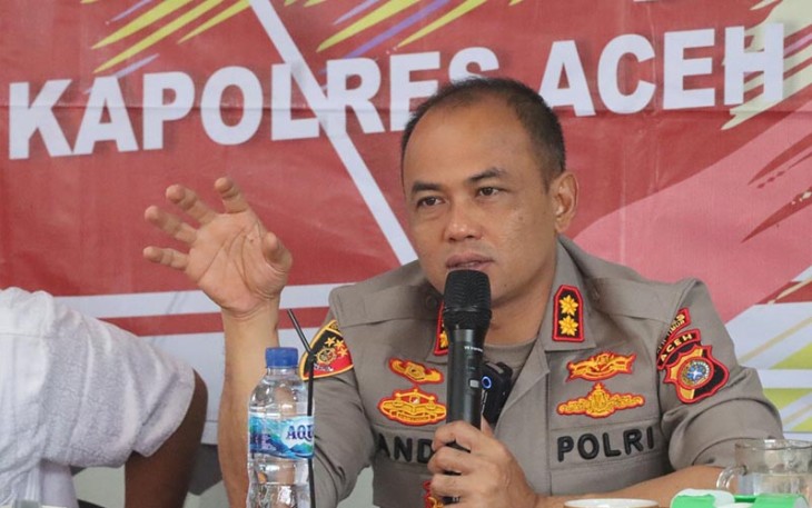 Kapolres Aceh Timur AKBP Andy Rahmansyah, S.I.K