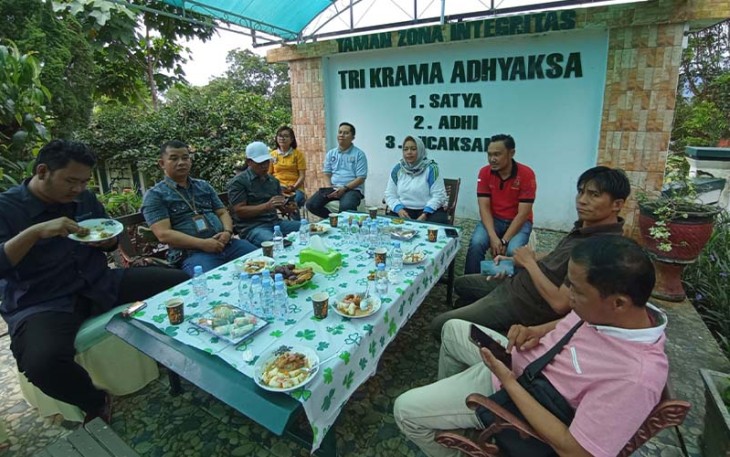 Kejari Kepahiang saat Coffe Morning dengan Wartawan