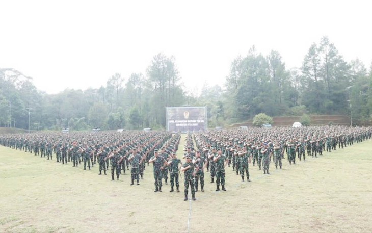 Apel Komandan Satuan TNI AD Semester II TA 2023
