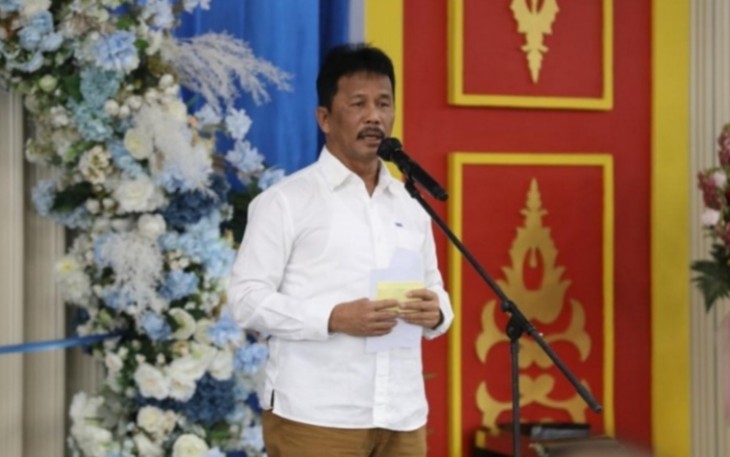 Kepala BP Batam saat Apresiasi Pembukaan Indogrosir Batam