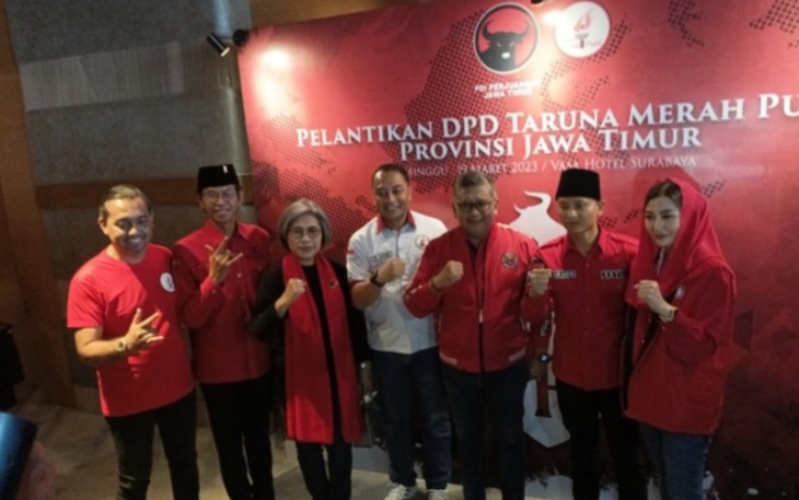 Hasto saat Pimpin Rakornis di Jatim