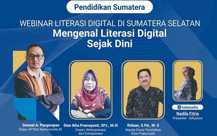 Webinar Literasi Digital di SD Kota Prabumulih