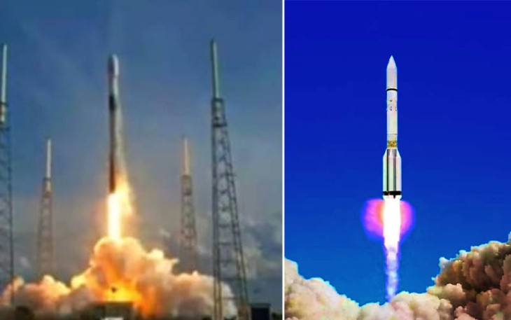 Satelit Satria-1 saat Sukses Diluncurkan dari Cape Canaveral Florida AS 