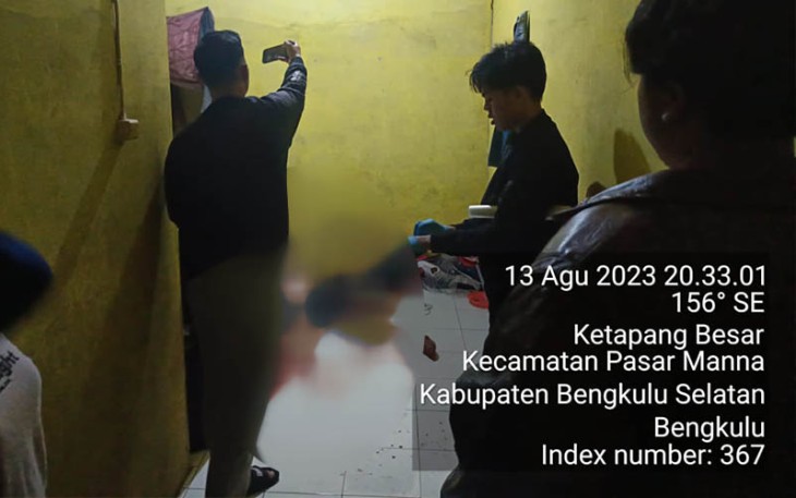 Polres BS Langsung Olah TKP Pembunuhan di Ketapang Besar Kecamatan Pasar Manna