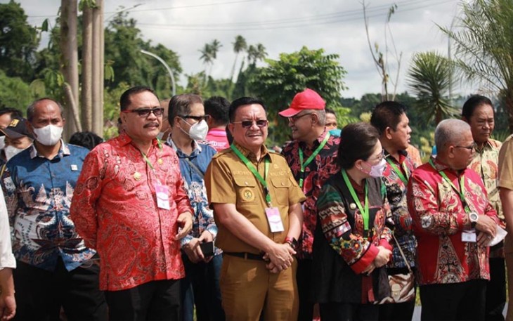 Wali Kota Bitung Turut Hadir Dalam Peresmian Bendungan Kuwil-Kawangkoan Oleh Presiden RI 