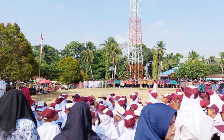 Upacara HUT ke-78 RI Desa Melati Harjo