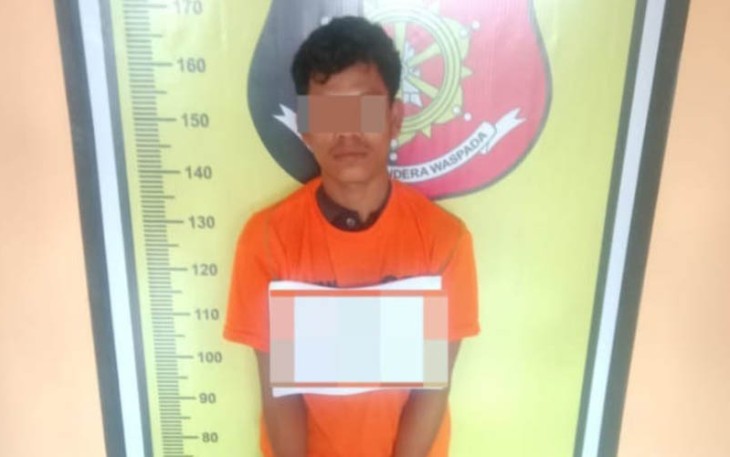 Terduga Pelaku Pencuri HP ditangkap Polsek Padang Bolak.