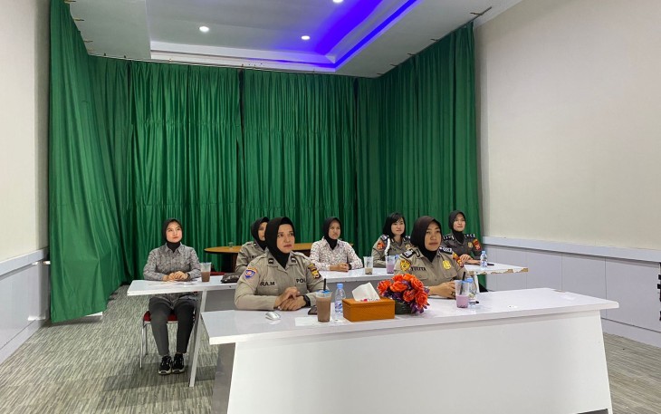 Karo SDM Polda Bengkulu Beri Pengarahan ke Polwan Polres Lebong