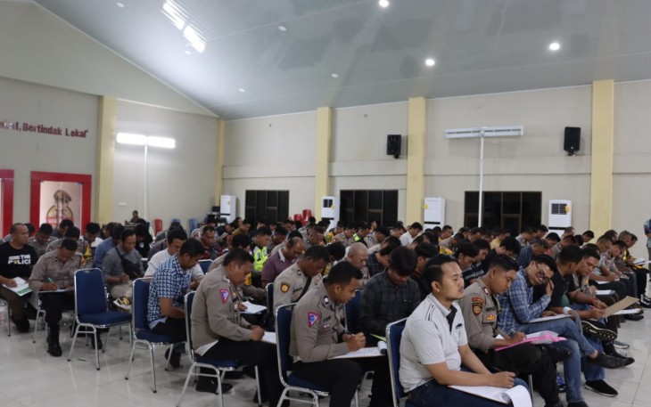 Personel Polresta Bengkulu, Ikuti Kegiatan Mapping Psikologi Berkala dan Konseling