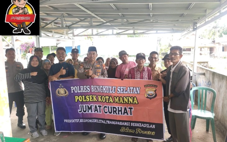 Jumat Curhat Polsek Kota Manna, Jaring Aspirasi dan Keluhan Warga